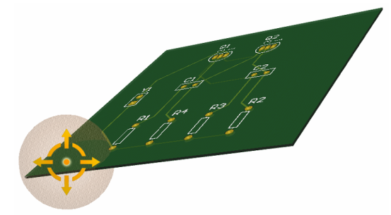 PCB设计入门之在3D模式下查看电路板设计
